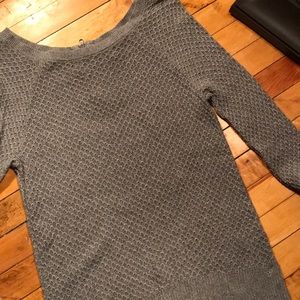 Grey American Eagle Sweater with zip back